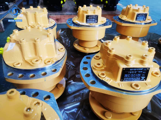 Yellow Hydraulic Drive Wheel Motor For Poclain Mini Ms02 For Road Sweeper