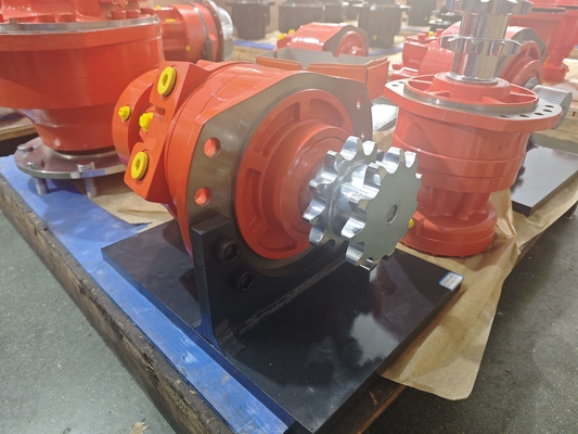 Sắt đúc hạng nặng 100-125r / phút Động cơ pít-tơ thủy lực với màu sắc tùy chỉnh