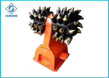 Low Noise Drum Cutter For Excavator , Flexible Hydraulic Rotary Cutter HDC50