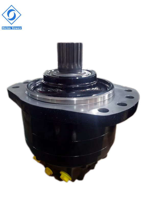Đen 0-150 R/min Poclain MS Series động cơ thủy lực với điều khiển tốc độ